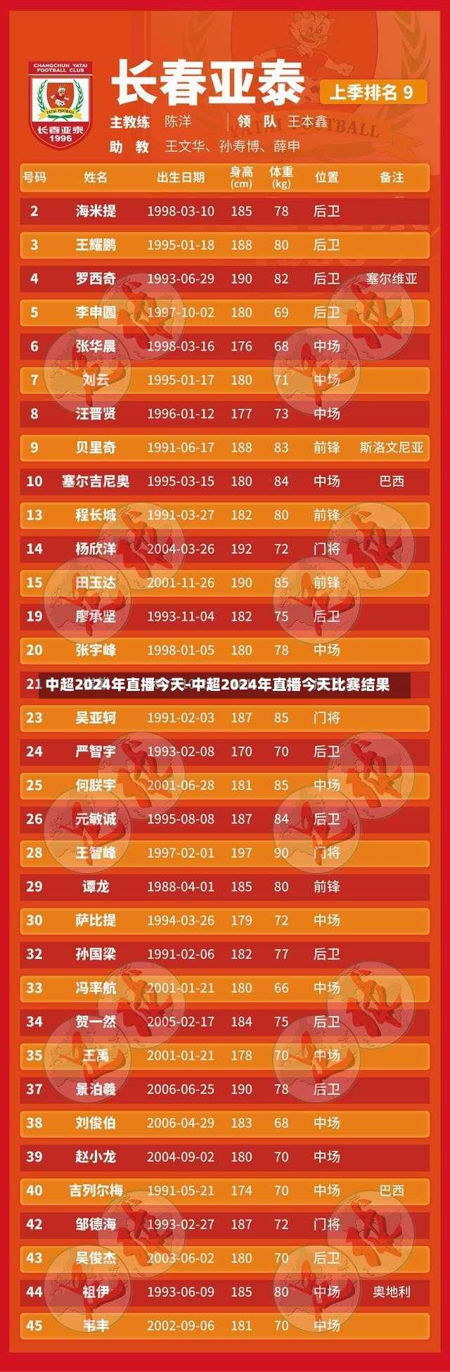 中超2024年直播今天-中超2024年直播今天比赛结果