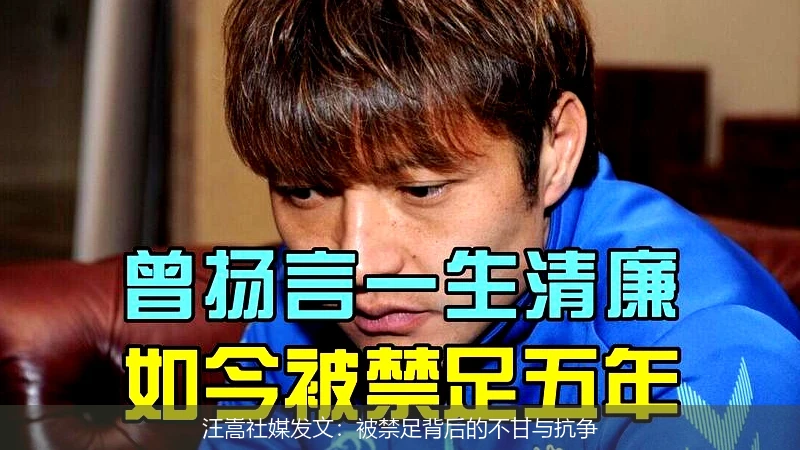 汪嵩社媒发文:被禁足背后的不甘与抗争